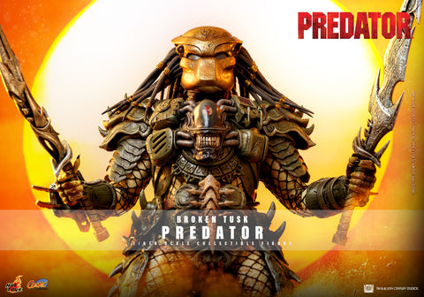*PREORDER DEPOSIT* Predator - 1/6th scale Broken Tusk Predator Collectible