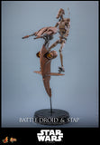 *PREORDER DEPOSIT* Star Wars: The Phantom Menace™ 1/6th scale Battle Droid™ & STAP™ Collectible Set