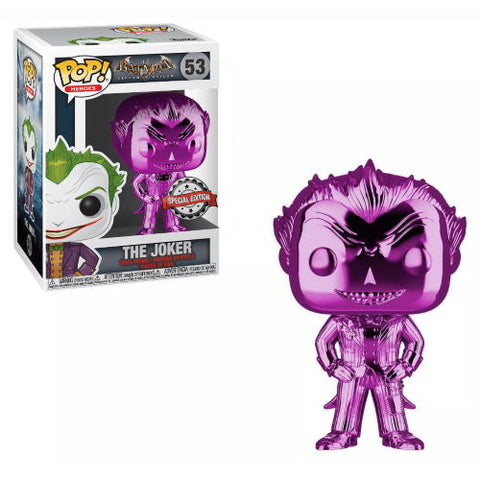 POP! Batman Arham Asylum The Joker Purple Chrome