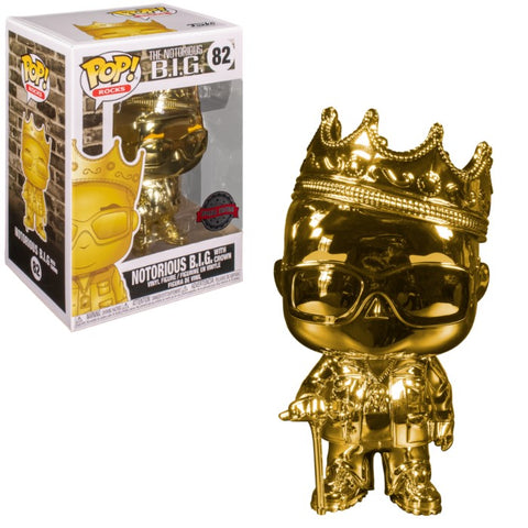 POP! Rocks: Notorious B.I.G. with Crown (Gold Chrome)
