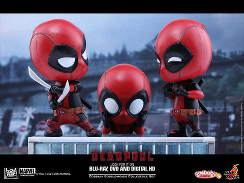 Deadpool: Deadpool 3-piece Collectible Bobble-Head Set