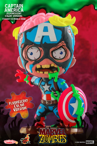 Marvel Zombies: Captain America (Flourescent Color) Bobble-Head