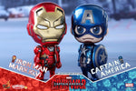 Captain America: Civil War Captain America and Iron Man Mk XLVI (Metallic Color) Bobble-Head Set