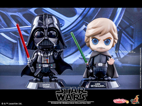 Star Wars: Darth Vader and Luke Skywalker Bobble-Head Collectible Set