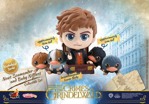 Fantastic beasts: The Crimes of Grindelwald Newt Scamander and Baby Nifflers Collectible Set
