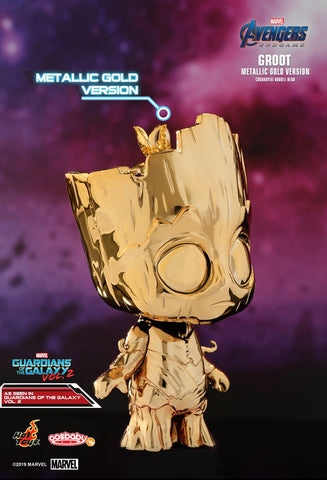 Avengers Endgame: Groot (Metallic Gold) Bobble-Head