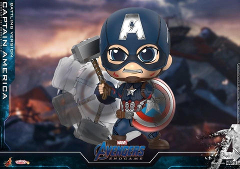 Avengers Endgame: Captain America (Battling Version) Bobble-Head