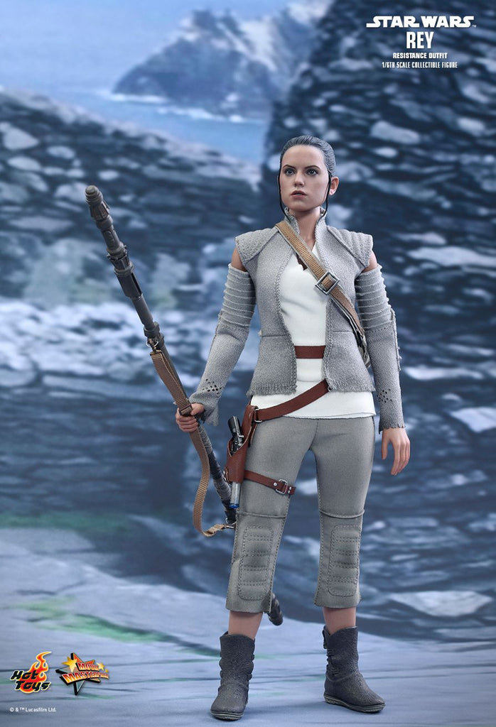 Star Wars: The Force Awakens Rey (Resistance Outfit) 1/6th Scale Colle –  Filbar's